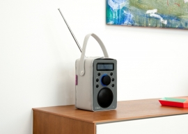 Clint Digital F4 DAB+ en FM radio met accu en Bluetooth audiostreaming, groen