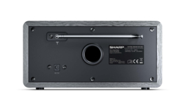 Sharp DR-450 stereo DAB+ radio met FM en Bluetooth, grijs