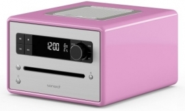 sonoroCD 2 SO-220 tafelradio met DAB+ en FM, CD speler, USB en Bluetooth, zacht roze