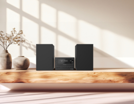 Kenwood M-450DAB stereo systeem met DAB+ en FM radio, CD, USB en Bluetooth
