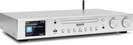 TechniSat DigitRadio 143 CD V3 stereo hifi DAB+ en wifi internet tuner met CD speler, zilver