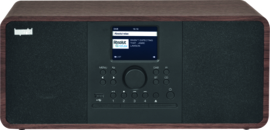Imperial DABMAN i205 CD stereo hybride internetradio met DAB+ en FM en Bluetooth 5.0, walnoot, OPEN DOOS