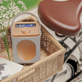 Majority Audio Little Shelford draagbare radio met DAB+, FM en Bluetooth, grijs