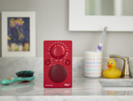 Tivoli Audio Model PAL+BT oplaadbare radio met DAB+, FM en Bluetooth, rood, OPEN DOOS