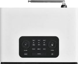 Sangean DDR-36 BT digitale tafelradio met DAB+, FM en Bluetooth, wit