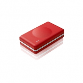 Geneva Model XS DAB+ / FM en Bluetooth reiswekkerradio met hifi sound, rood