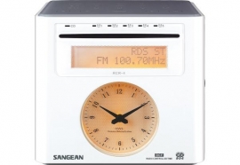 Sangean RCR-4 (Wekker Radio, Wit)