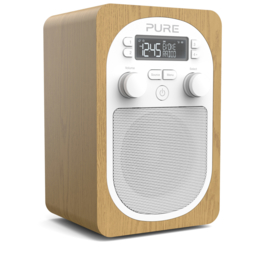 Pure Evoke H2 compacte DAB+ en FM keuken radio, eiken