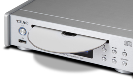 TEAC PD-301DAB-X digitale hifi stereo DAB+ / FM tuner met CD en USB speler, zilver, OPEN DOOS