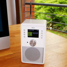 Block CR-10 Smartradio met DAB+, internet en Spotify, wit