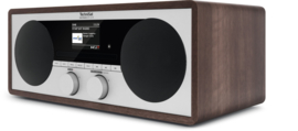 TechniSat DigitRadio 451 CD IR stereo houten wifi internetradio met CD, DAB+ en FM, hout