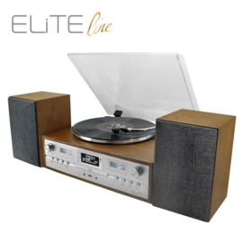 Soundmaster Elite Line PL895 Retro HiFi-systeem met DAB+ radio, CD, platenspeler en Bluetooth
