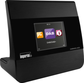 Imperial DABMAN i400 mini hifi tuner voor stereo installaties met internetradio, USB, DAB+, FM en Bluetooth, zwart