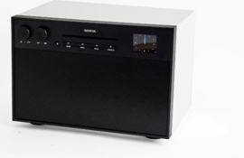 Geneva DeCon M  hi-fi internet, DAB+ en FM radio met Bluetooth en CD speler, wit - zwart