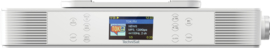 TechniSat KitchenRadio IR stereo keuken (onderbouw) radio met FM en internetradio, Podcasts en Bluetooth, wit