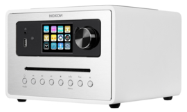 NOXON iRadio 500 CD alles-in-één radio met DAB+, FM en internetradio, USB, Bluetooth en CD, wit