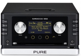 Pure Sirocco 550 Console WIFI / DAB+ / FM / CD / USB / iPod HiFi systeem