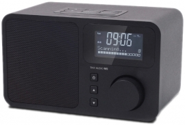 Tiny Audio M9 compacte DAB+ en FM radio, zwart