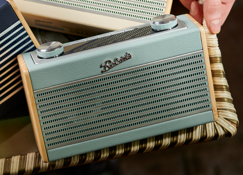 Roberts Rambler Uno retro DAB+ radio met FM en Bluetooth, Duck Egg Blue