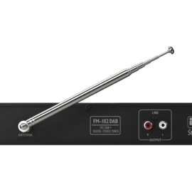 iMG Stageline FM-102DAB 19" DAB+ en FM radio tuner