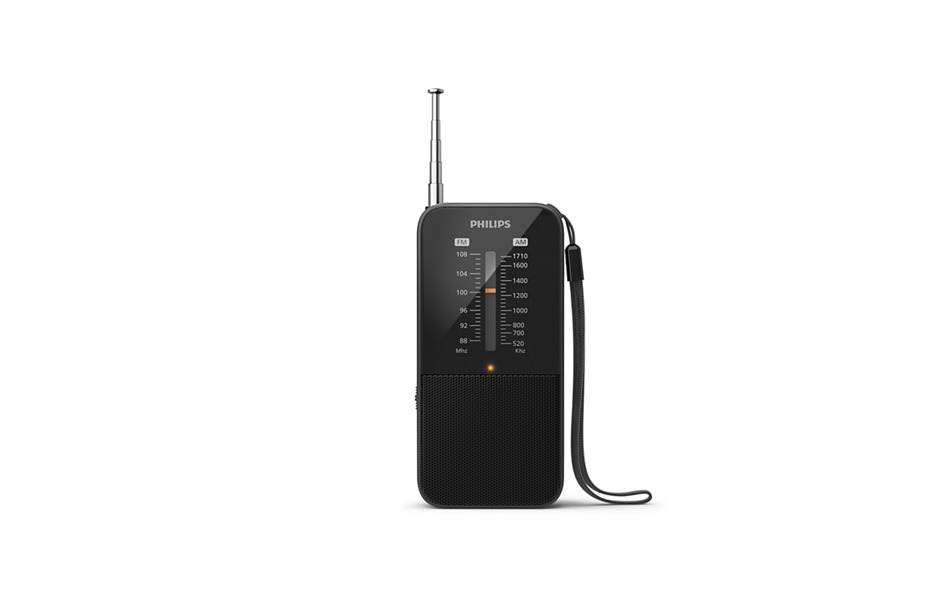 Philips TAR1509 /00 simpele draagbare radio met AM en FM - op batterijen