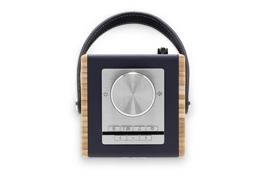 Roberts Rambler Midi portable retro DAB+ radio met FM en Bluetooth, Navy Blue