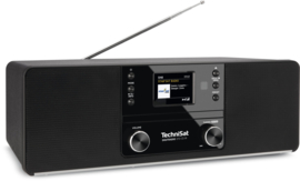 TechniSat DigitRadio 370 CD IR stereo tafelradio met internet, DAB+ digital radio, CD en USB, zwart