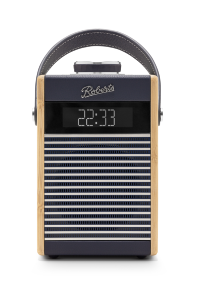 Roberts Rambler Midi portable retro DAB+ radio met FM en Bluetooth, Navy Blue