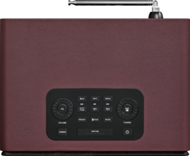 Sangean DDR-36 BT digitale tafelradio met DAB+, FM en Bluetooth, rood