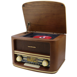 Soundmaster NR961 stereo retro DAB+ en FM radio met CD, Bluetooth en USB