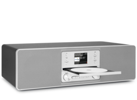 TechniSat DigitRadio 380 CD IR stereo tafelradio met internet, DAB+ digital radio, CD, Spotify en USB, zilver