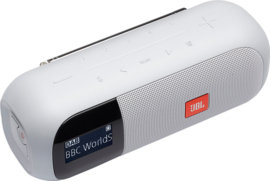 JBL Tuner 2 oplaadbare Bluetooth luidspreker met DAB+ en FM radio, wit