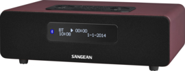 Sangean DDR-36 BT digitale tafelradio met DAB+, FM en Bluetooth, rood