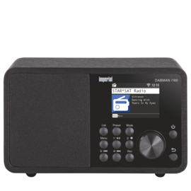 Imperial DABMAN i160 hybride internetradio met USB, Bluetooth, DAB+ en FM, zwart