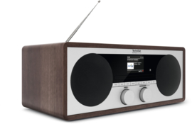 TechniSat DigitRadio 451 CD IR stereo houten wifi internetradio met CD, DAB+ en FM, hout