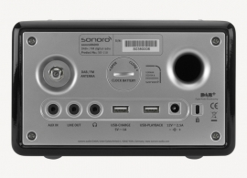 sonoroRADIO SO-110 met DAB+ en FM, USB en Bluetooth, zwart