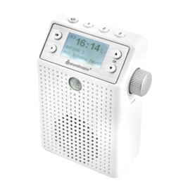 Soundmaster DAB60WE digitale DAB+ en FM badkamer radio met Bluetooth en bewegingsdetector
