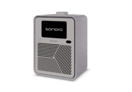 Sonoro Atron STEREO internetradio met DAB+, FM, Spotify en Bluetooth, Parelgrijs - Zilver