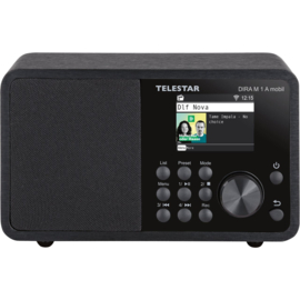 Telestar DIRA M 1 A MOBIL radio met DAB+, FM, Bluetooth, USB en Internet, met ingebouwde accu