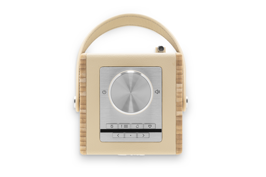 Roberts Rambler Midi portable retro DAB+ radio met FM en Bluetooth, Pastel Cream