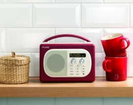 Pure Evoke Mio DAB+ en FM radio, Cherry