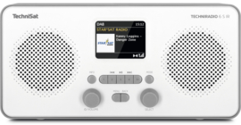 TechniSat TECHNIRADIO 6 S IR stereo digitale portable radio met DAB+, FM en internet, wit-grijs