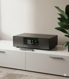 Majority Audio Quadriga Maxi 200 Watt stereo alles-in-1 radio met internetradio, DAB+, FM, CD, USB, Spotify en Bluetooth