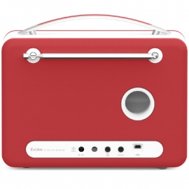 Pure Evoke D4 Mio portable DAB+ en FM radio met Bluetooth, Scarlet