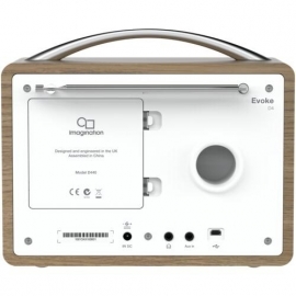 Pure Evoke D4 portable digitale DAB+ en FM radio in eiken fineer
