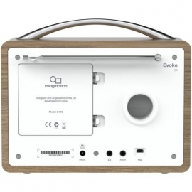 Pure Evoke D4 portable digitale DAB+ en FM radio in walnoten fineer