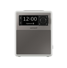 Sonoro EASY SO-120 V2 DAB+ / FM wekker radio met Bluetooth ontvangst, wit