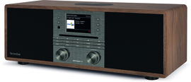 TechniSat DigitRadio 650 alles in 1 stereo hifi audio radio met DAB+ en FM ontvangst, internet radio, CD-speler en Bluetooth streaming, walnut