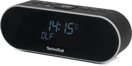 TechniSat DigitRadio 53 BT hoogwaardige stereo wekker radio met DAB+, FM en Bluetooth, zwart