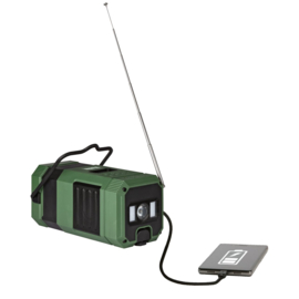Imperial DABMAN OR 3 stereo draagbare nood radio en lamp met DAB+, FM, Bluetooth en alarm
